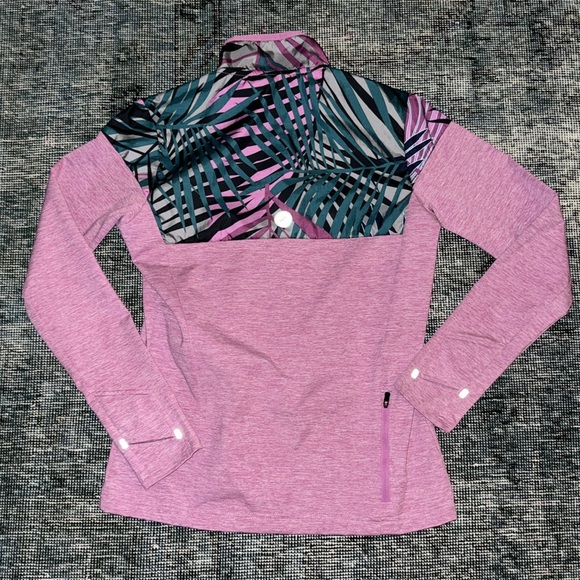 Zoot Purple and Palm Print Half Zip Pullover Athletic Top
✨Like New✨ - Picture 3 of 4
